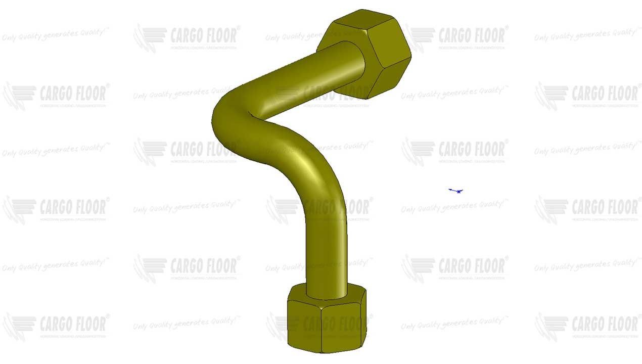 Гидравлический трубовод №3 (регулирующий клапан 02/CF3LP-2) арт. CargoFloor 7155068